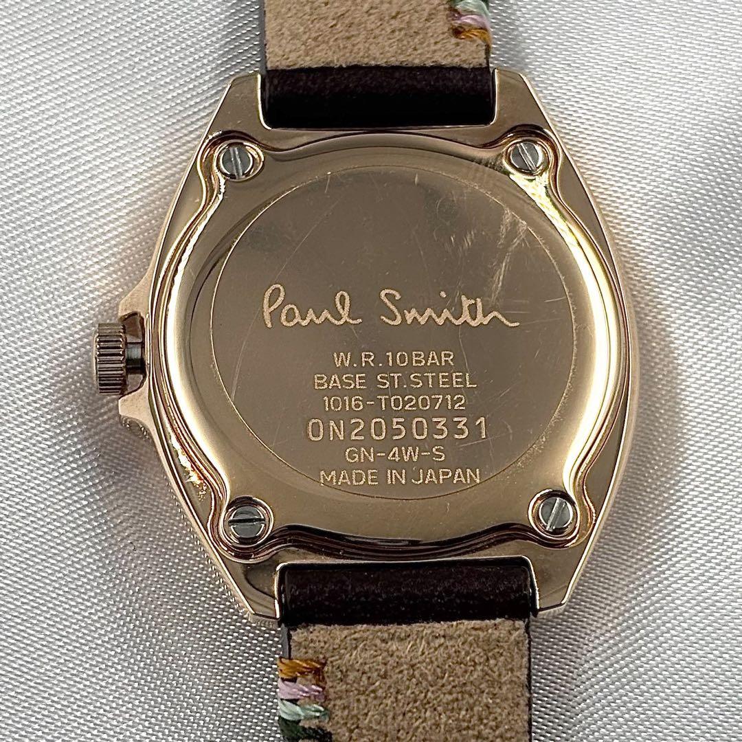 稼働品 Paul Smith ポールスミス 腕時計 メンズ ゴールド y2k