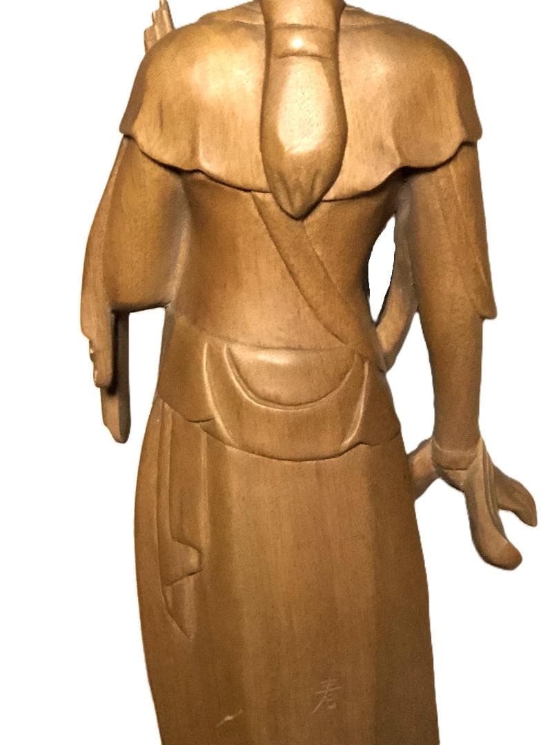 春山作 聖観音菩薩立像 】 一木造 高さ64cm - メルカリ