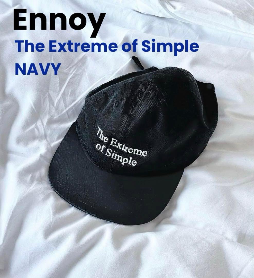ennoy エンノイ コットンキャップ キャップ 黒 スタイリスト私物 黒