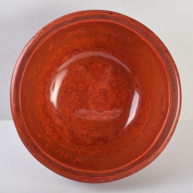 根来塗　朱塗　乾漆鉢　丸鉢　大鉢　時代箱付　V　R9277B