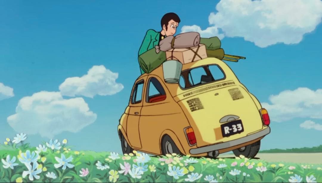 ルパン三世　フィアット　画像