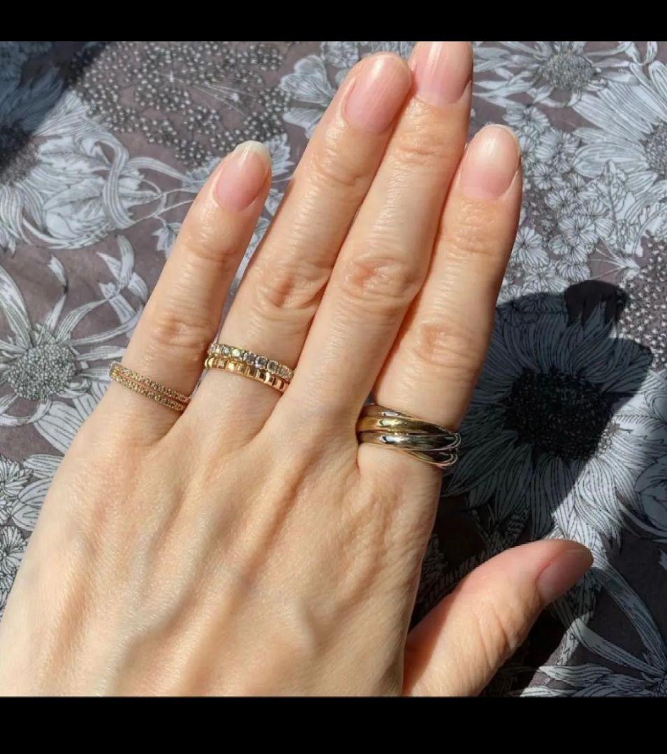 【レア】Cartier　カルティエ　トリニティ　リング　5連　サイズ50