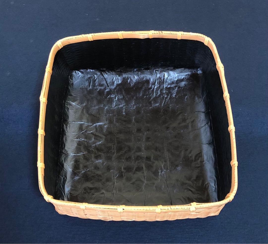 割引❗️《R》茶道具 認得斎好 松山籠 炭斗 東竹園斎作 共箱 250903H1