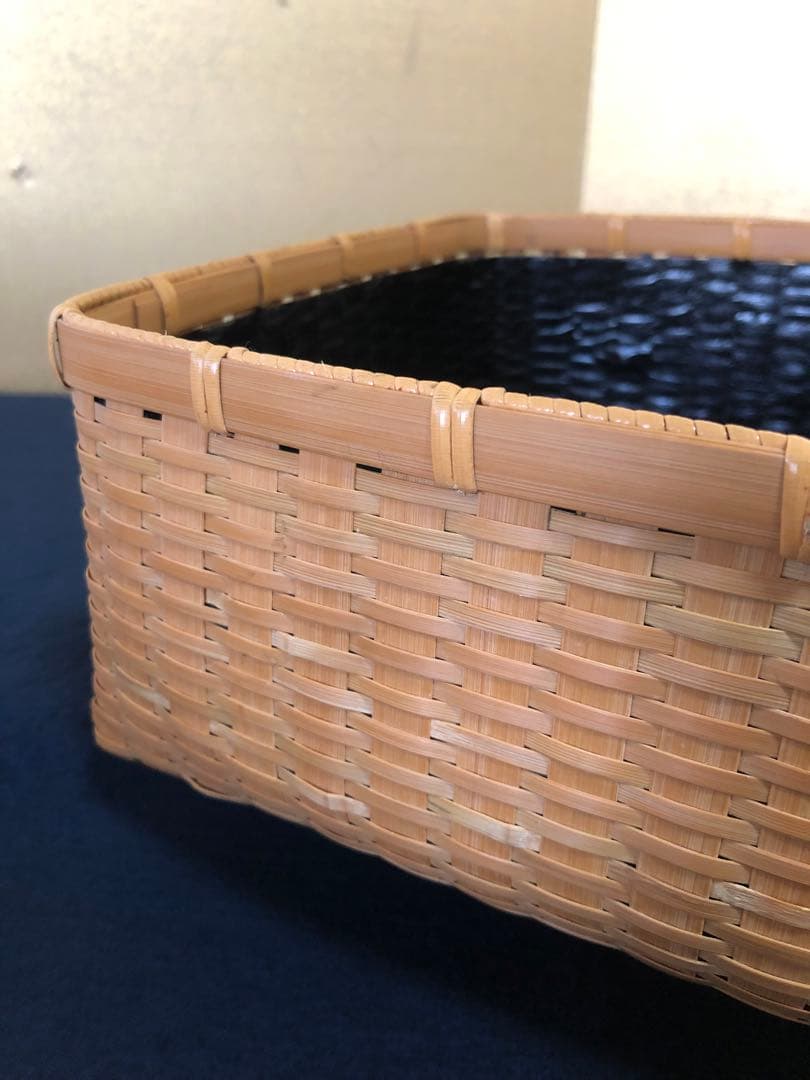 割引❗️《R》茶道具 認得斎好 松山籠 炭斗 東竹園斎作 共箱 250903H1