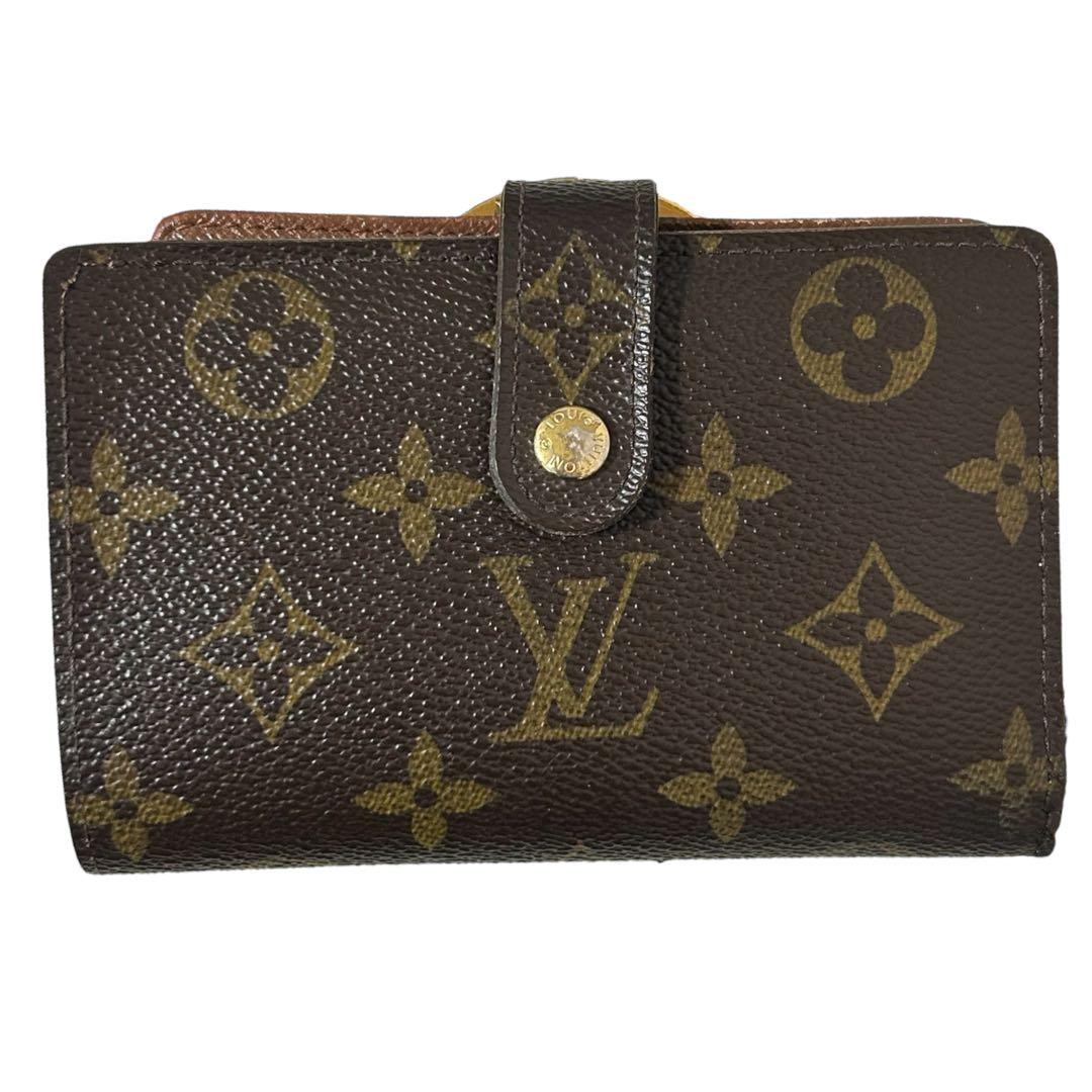 新型　ルイヴィトン　ポルトフェイユ・ヴィエノワ　二つ折り財布　モノグラム　がま口