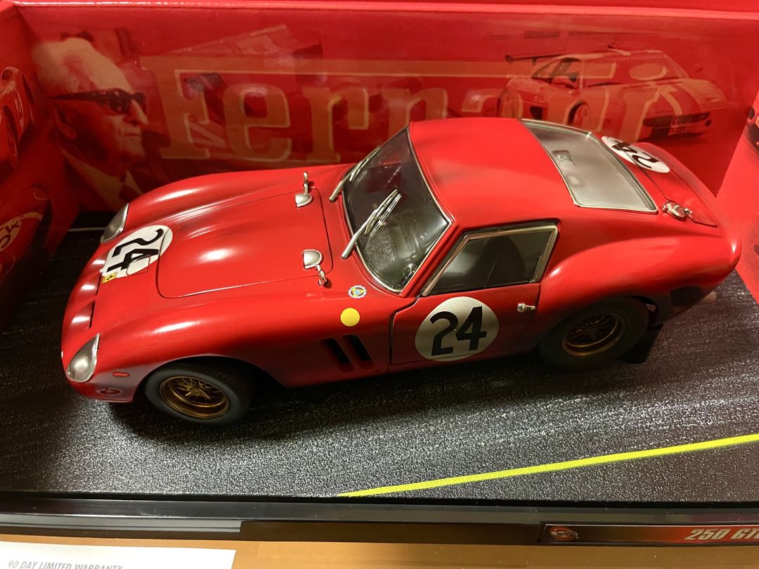 価格変更1/18ホットウィール フェラーリ250GTO ウェザリング仕様 未展示