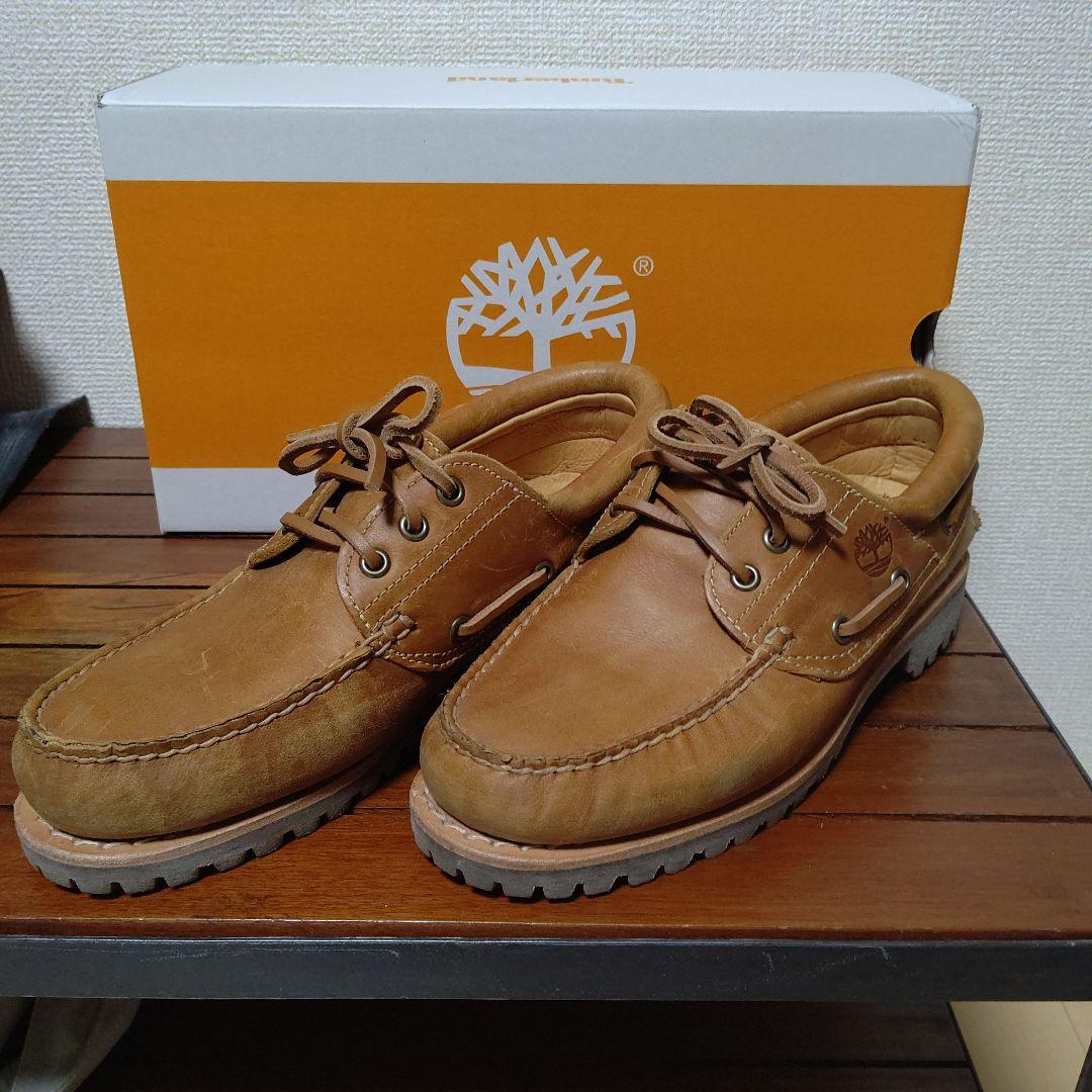 美品 Timberland ティンバーランド 3eyeスリーアイ キャメル