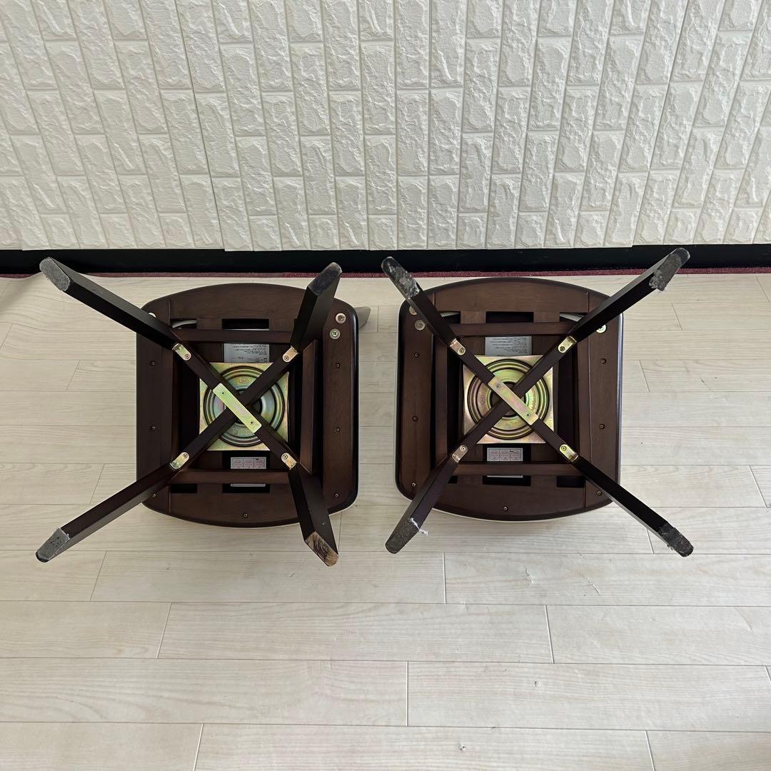 都内23区送料無料❗️ニトリ　伸縮式ダイニングテーブル　回転チェア　３点セット✨