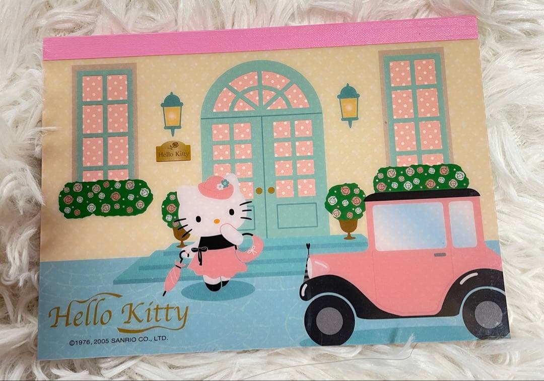 【激レア】ハローキティ　海外限定メモ　メモ帳 激レア】ハローキティ 海外限定メモ メモ帳