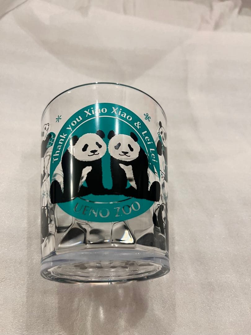 上野動物園　パンダ　シャオシャオ・レイレイぬいぐるみ　タンブラー