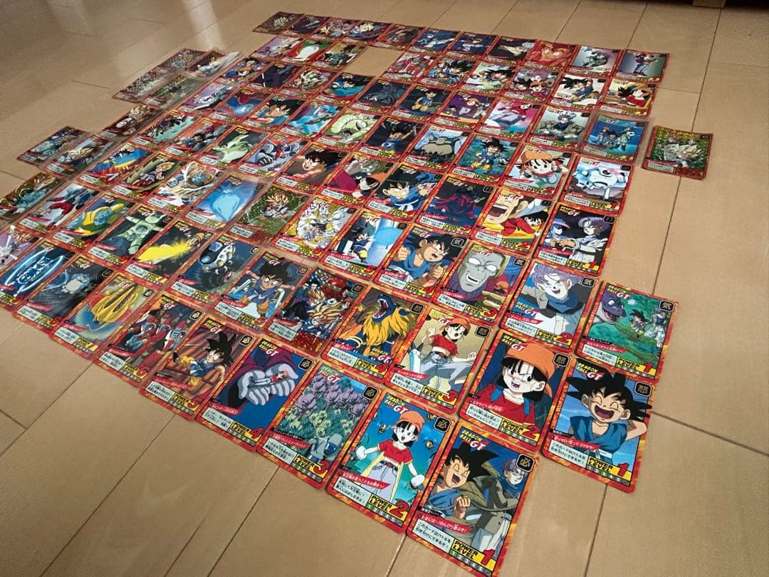 【レア】ドラゴンボールGT カードダス 86枚 まとめ売り（セミコンプ）