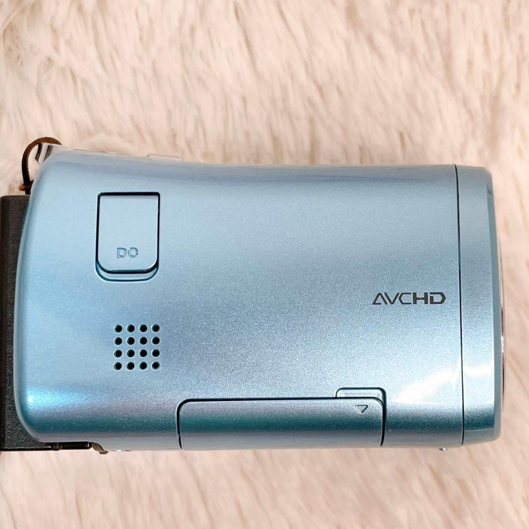 【極美品】 JVC BabyMovie GZ-N5 ブルー 内蔵メモリー32GB