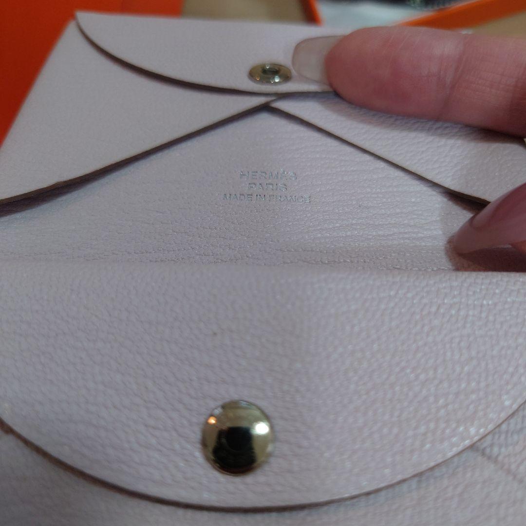 m*i様 HERMES カルヴィデュオ コンパクト モーヴペール 刻印B 202