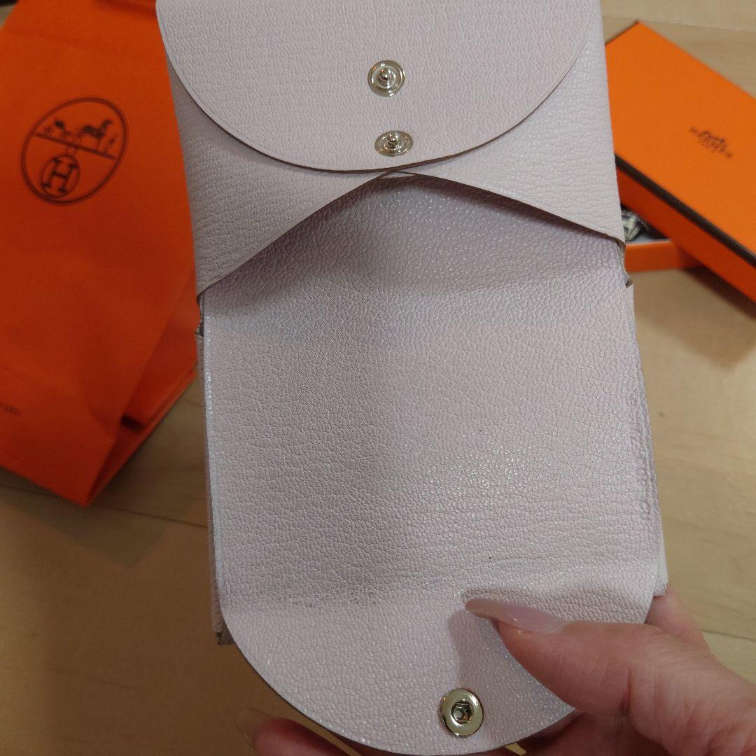 m*i様 HERMES カルヴィデュオ コンパクト モーヴペール 刻印B 202