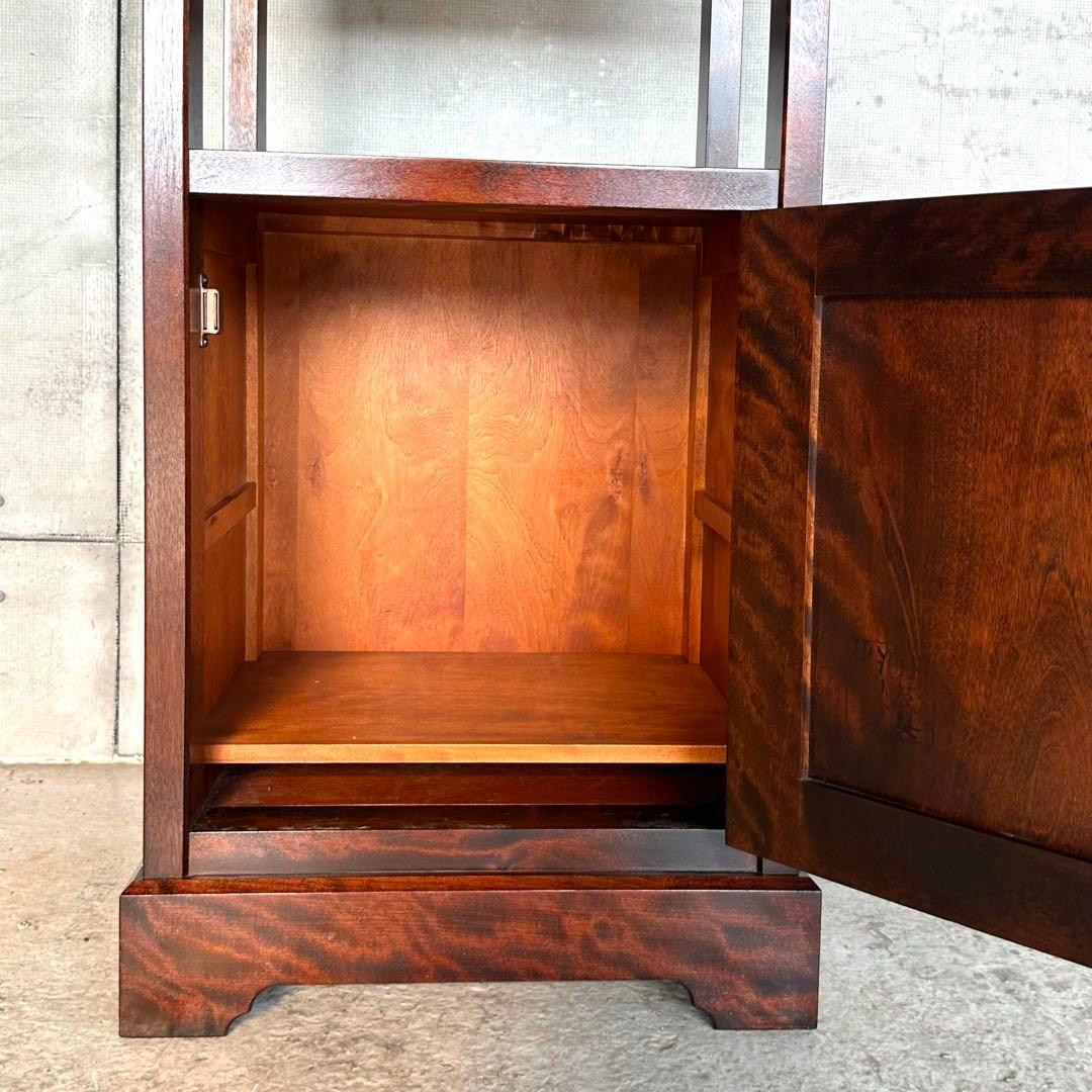 ✿ 昭和レトロ ✿ 北海道民芸家具 カバ無垢材 電話台 サイドチェスト