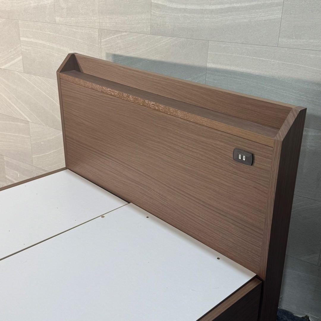 ニトリ シングル ベッドフレーム ジオチェスト 収納 格安 d5025