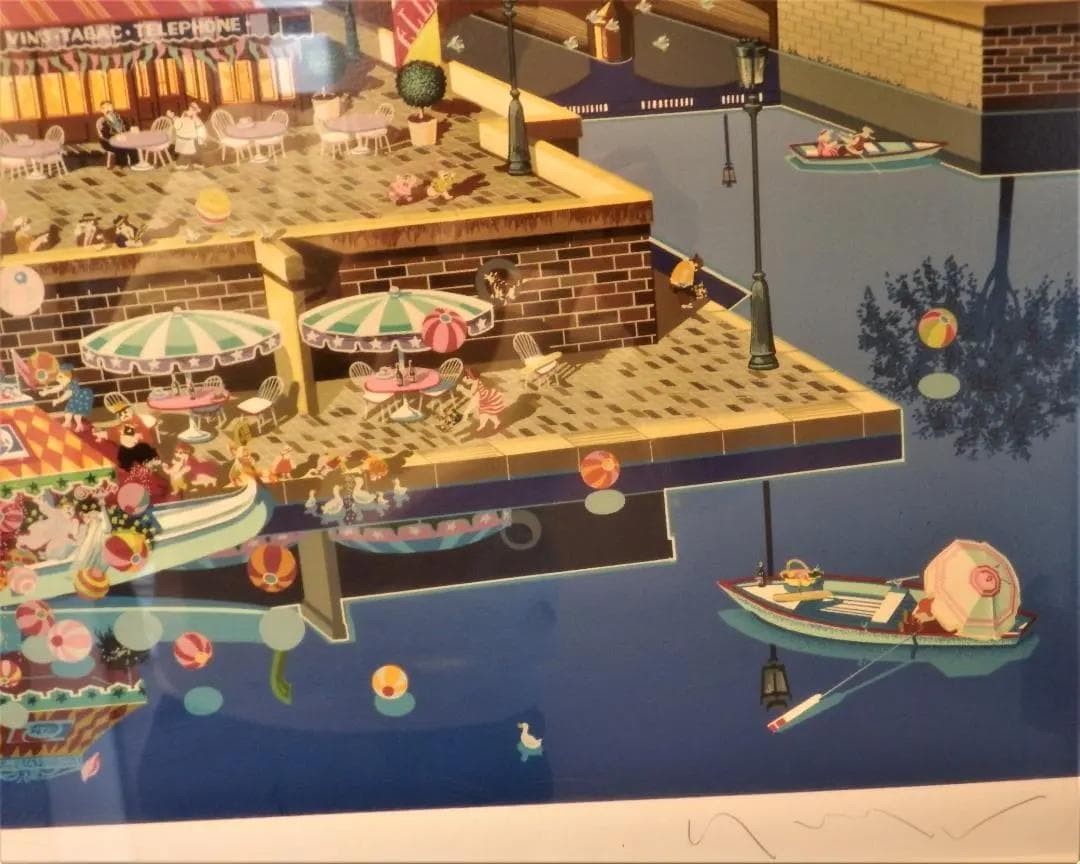 ヒロ ヤマガタ マリッジ／結婚式 超レア品 シルクスクリーン 版画 自筆