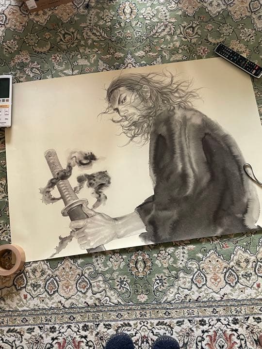 バガボンド B1ポスター井上雄彦 最後のマンガ展 限定 複製原画