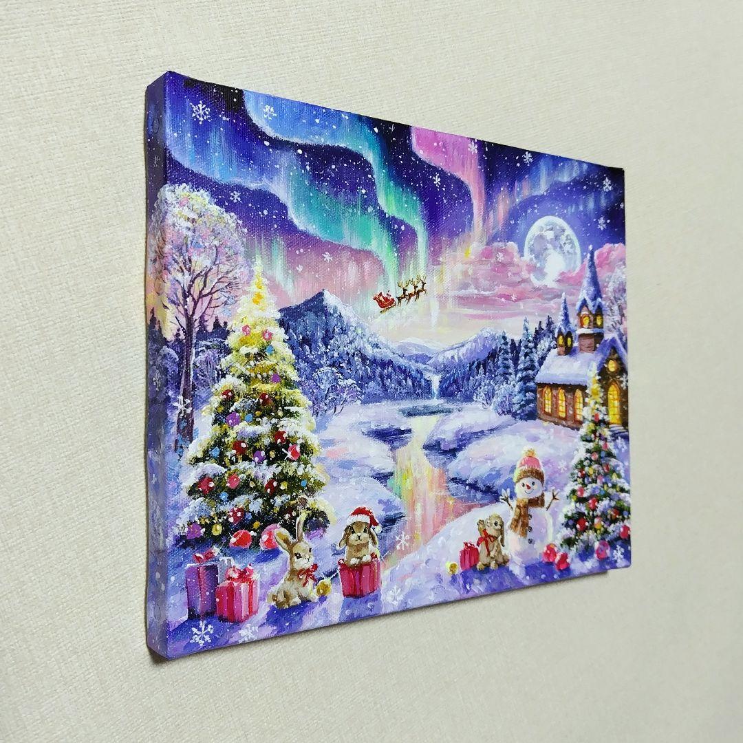 ♡*)様 【Christmas Party】アクリル画 F3 風景画 絵画