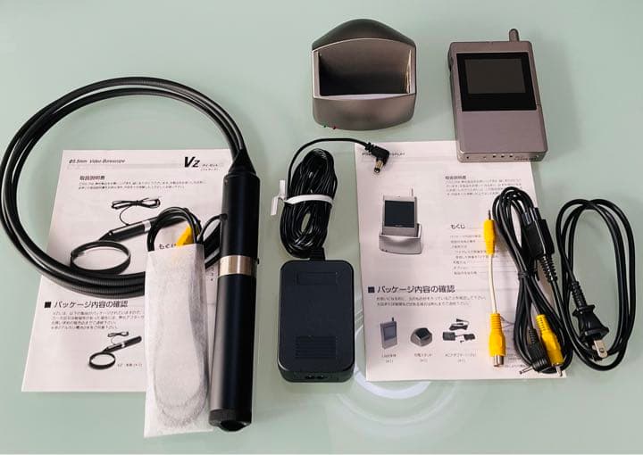 ファイバースコープ 高輝度白色LED4灯 ф5,5mm 特注仕様長3m