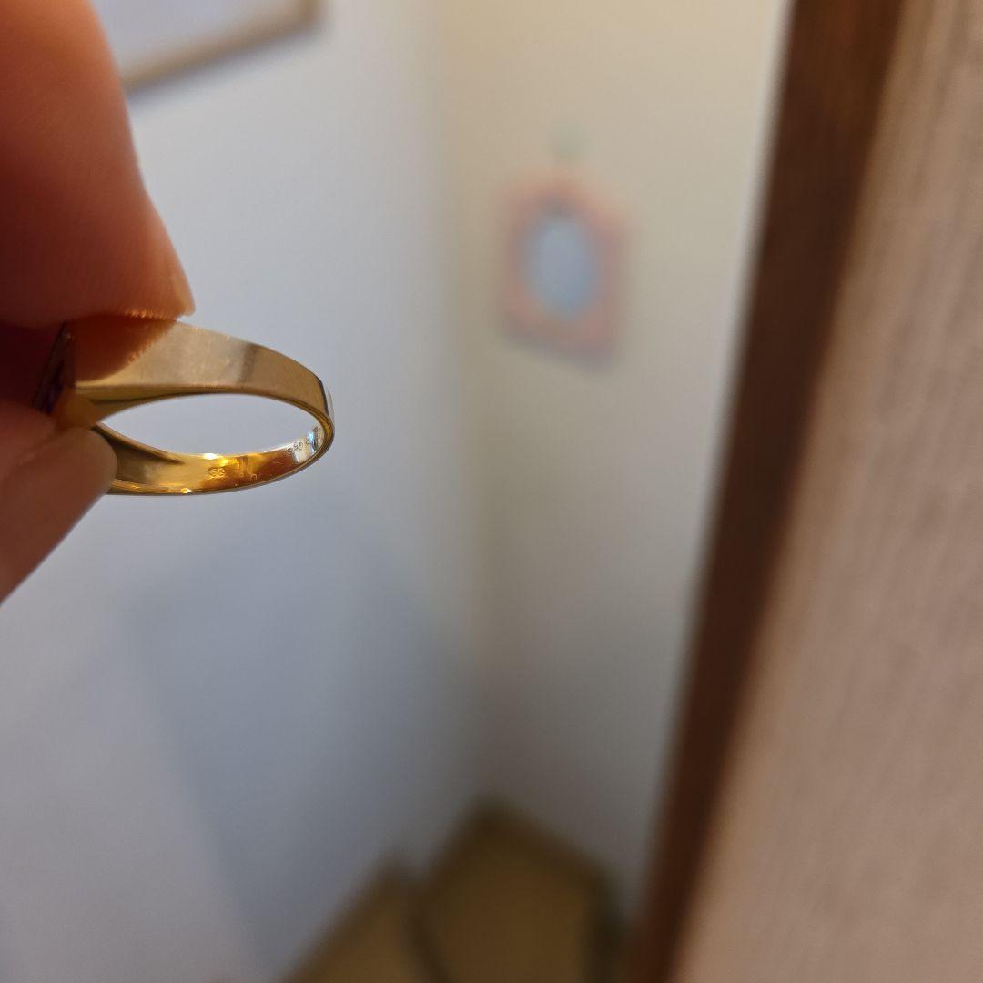 最終値段足立宝石店k18 ルビー ダイヤモンド リング