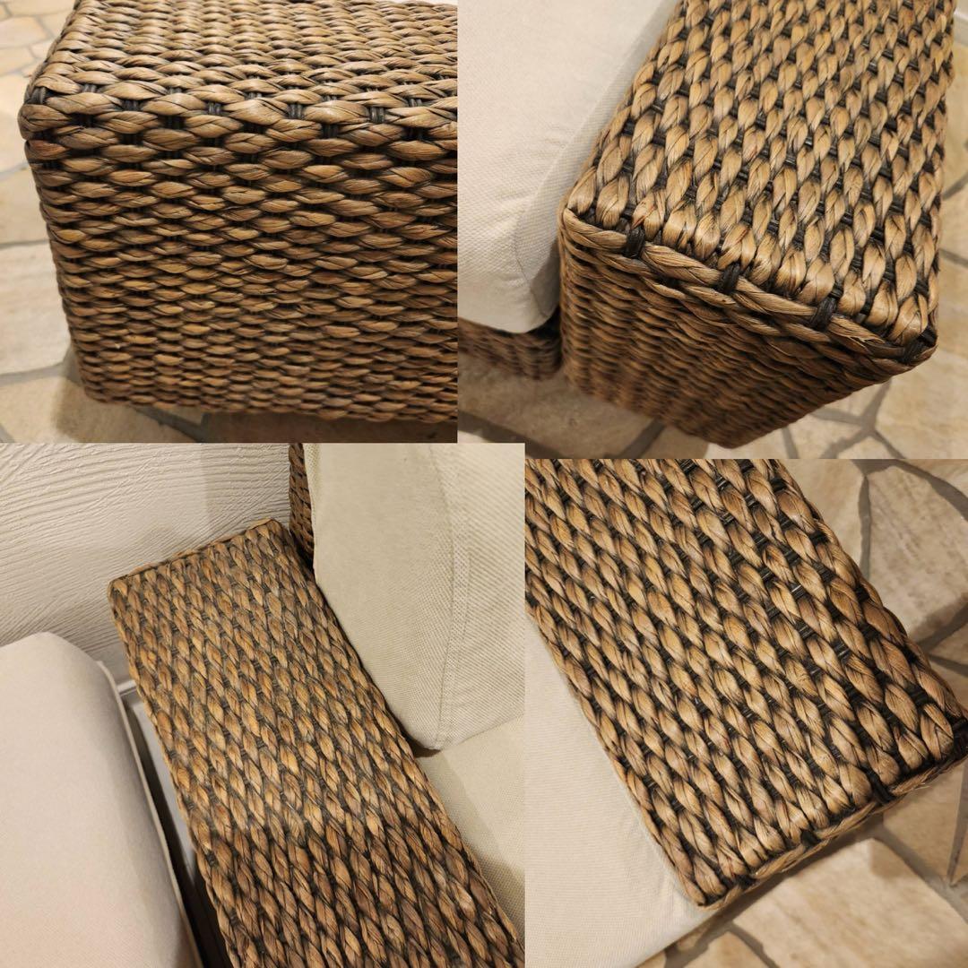 a.flatケイ・ローソファ 2.5人掛け &オットマン+テーブルセット