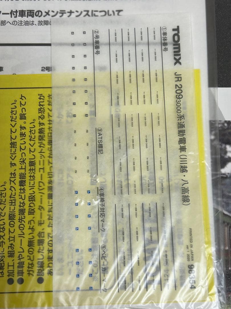 希少品　鉄道模型　Nゲージ　TOMIX 98354 209系　八高線　川越線