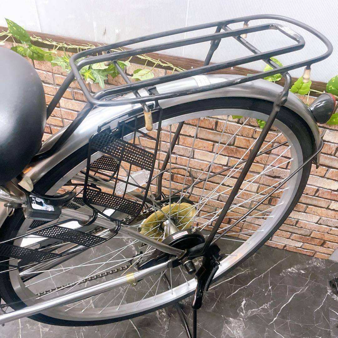 引き取り価格【15】一般車 ママチャリ LAPEURE ガンメタ 27インチ 自転車