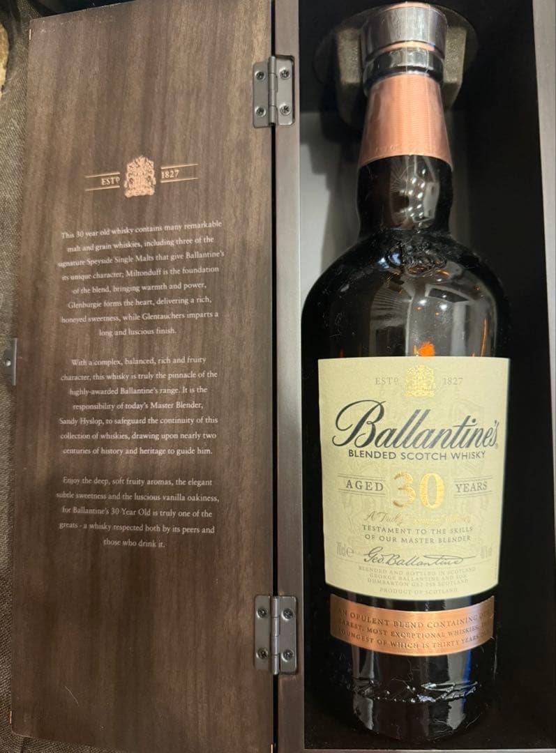 Ballantine's 30年 ブレンデッドスコッチウイスキー - メルカリ