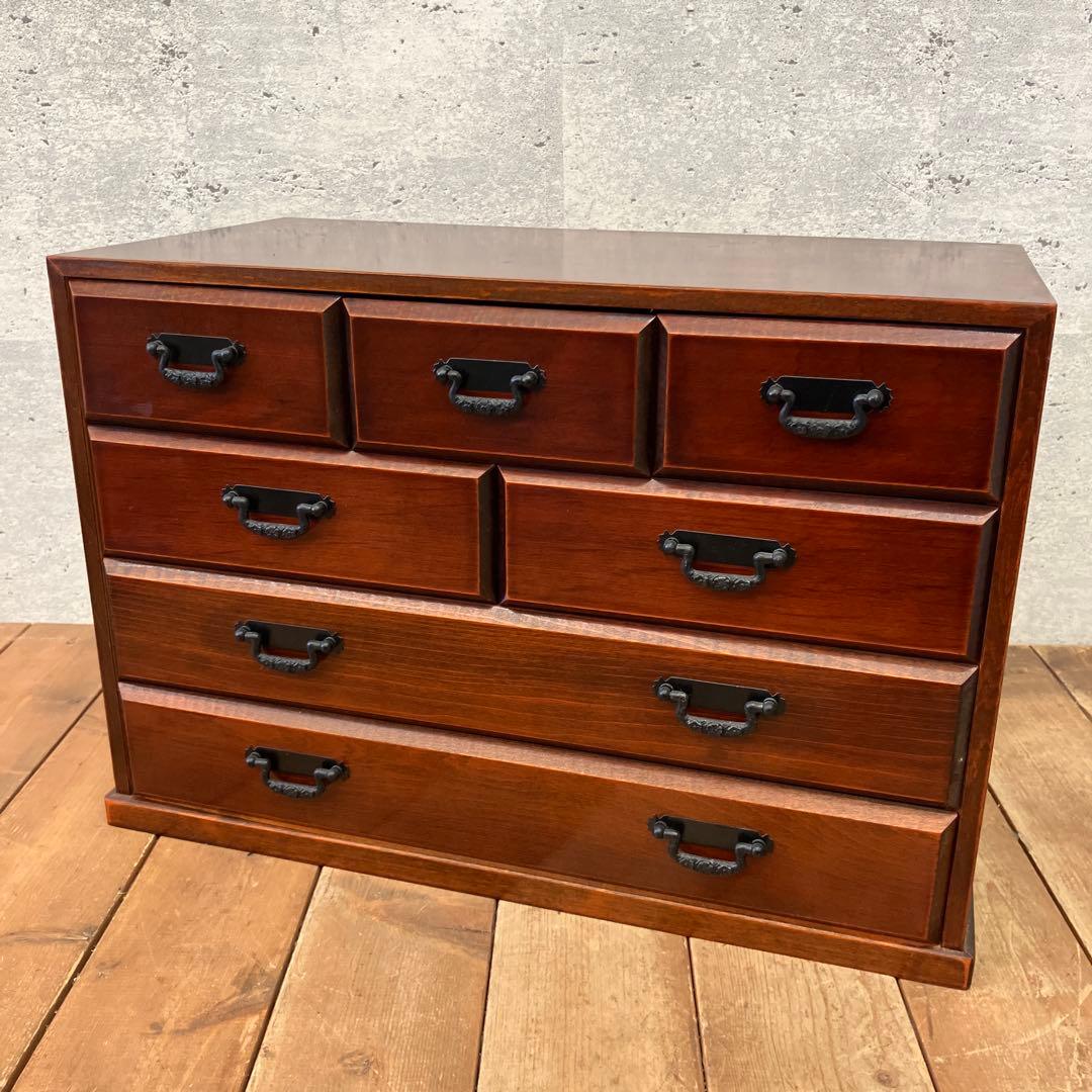 和風 木製 小箪笥 小物入れ 昭和レトロ アンティーク 昭和レトロ 木製