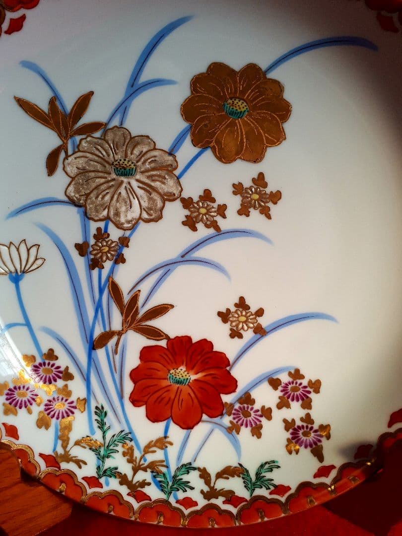 有田焼幸楽作、錦絵付盛鉢