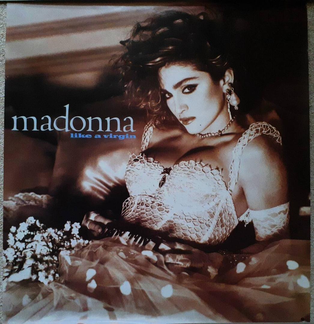 マドンナ LIKE A VIRGIN 1984年 Warner 非売品 ポスター Like A Virgin