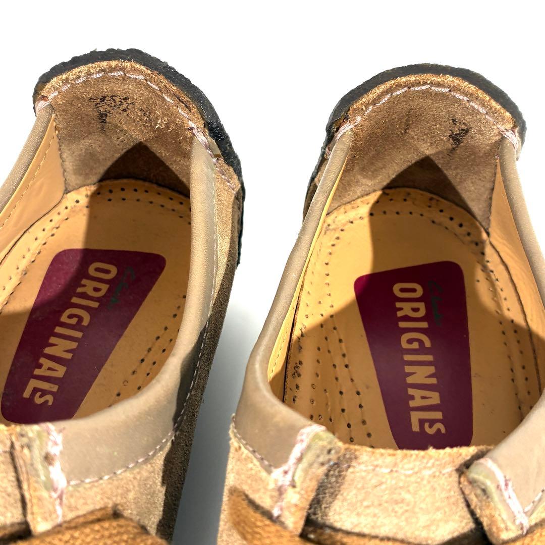 美品★ クラークスオリジナルズ ナタリー ワラビー スエード キャメル