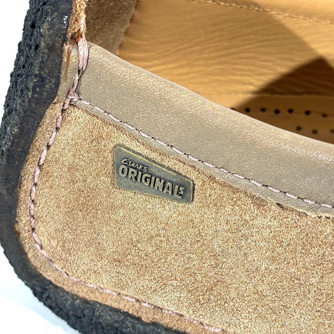 美品★ クラークスオリジナルズ ナタリー ワラビー スエード キャメル