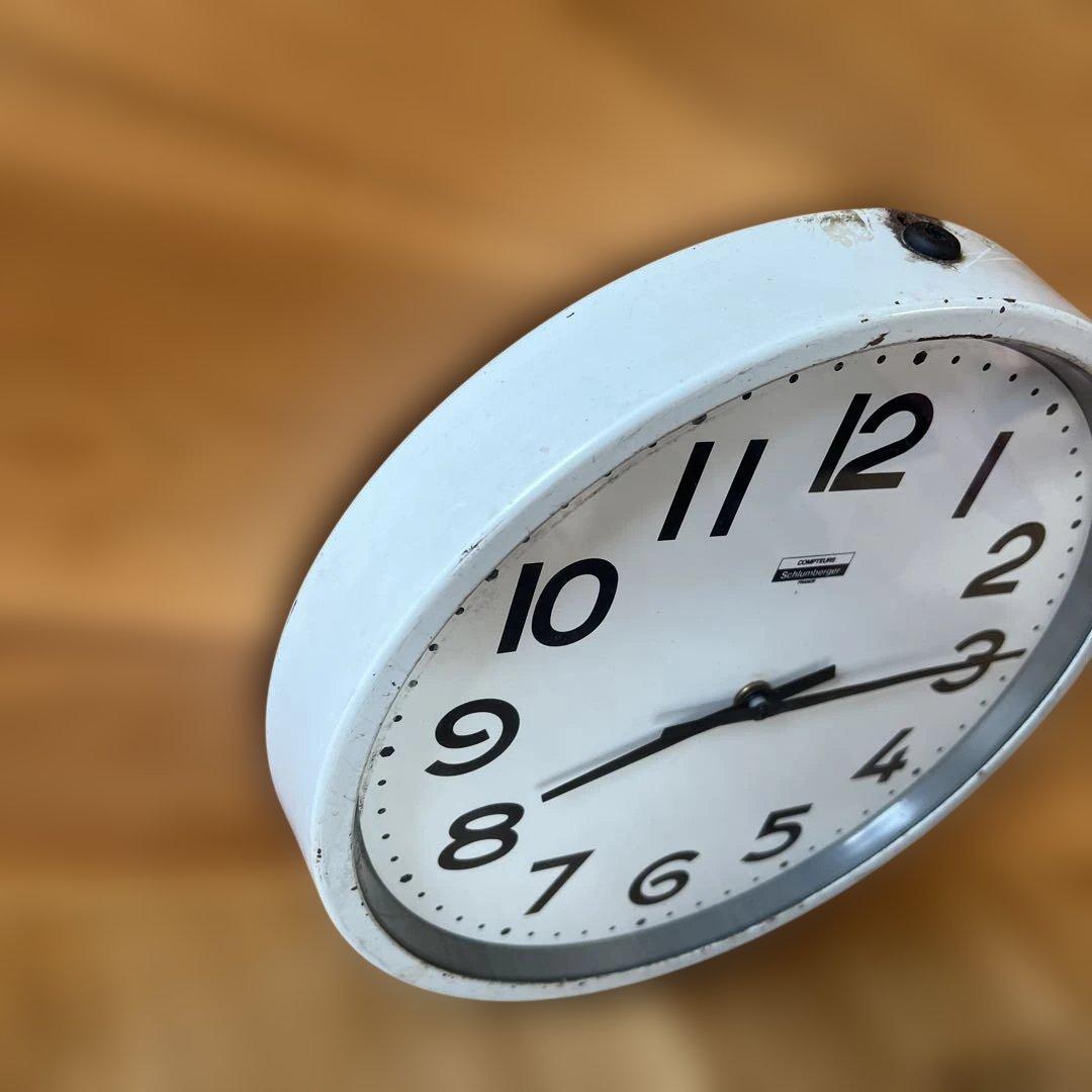 【SKMT 】Schlumbergerフランス アンティーク　時計 壁掛け