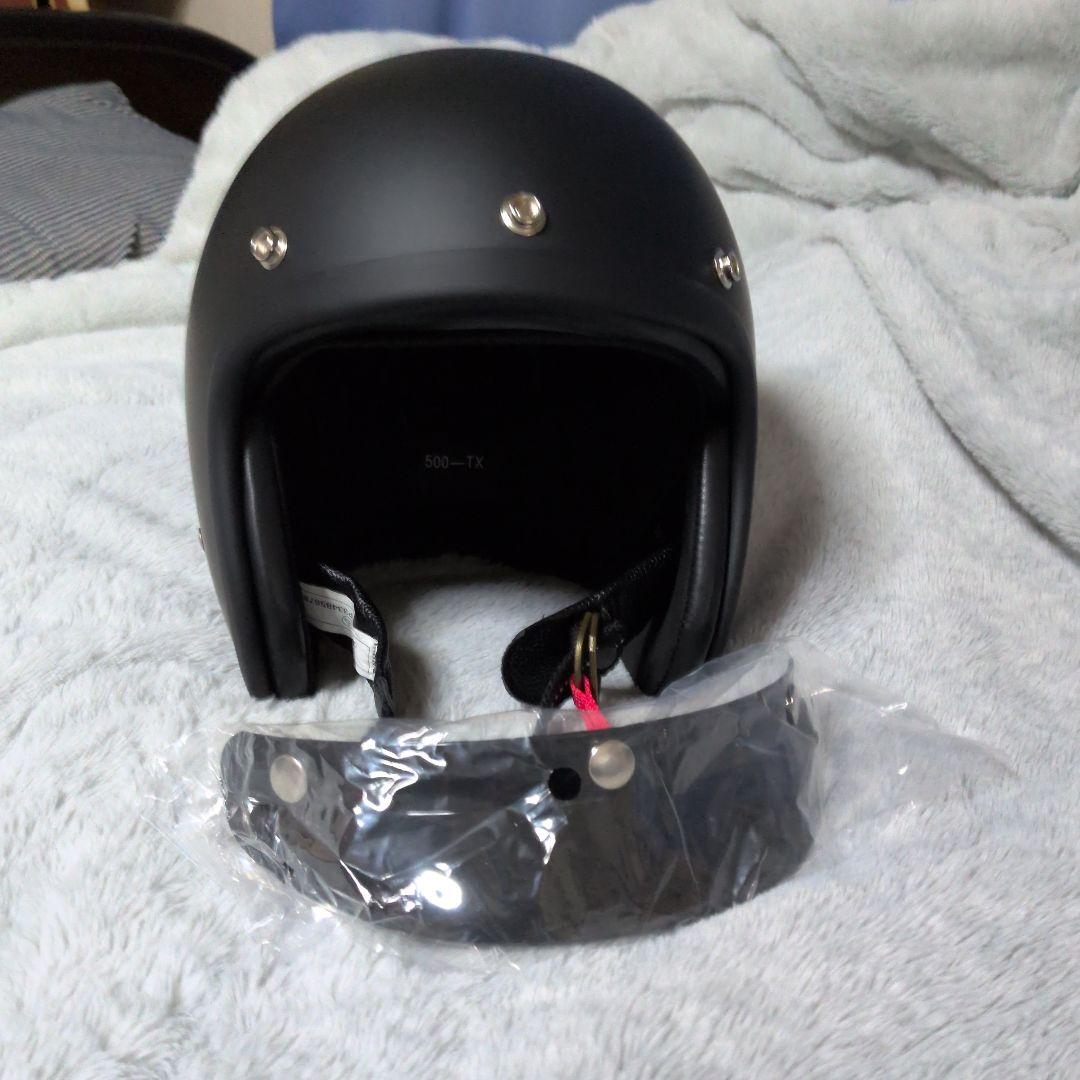 500TXタイプ ビートル　ジェットヘルメットBUCO tt&co 3XL 黒