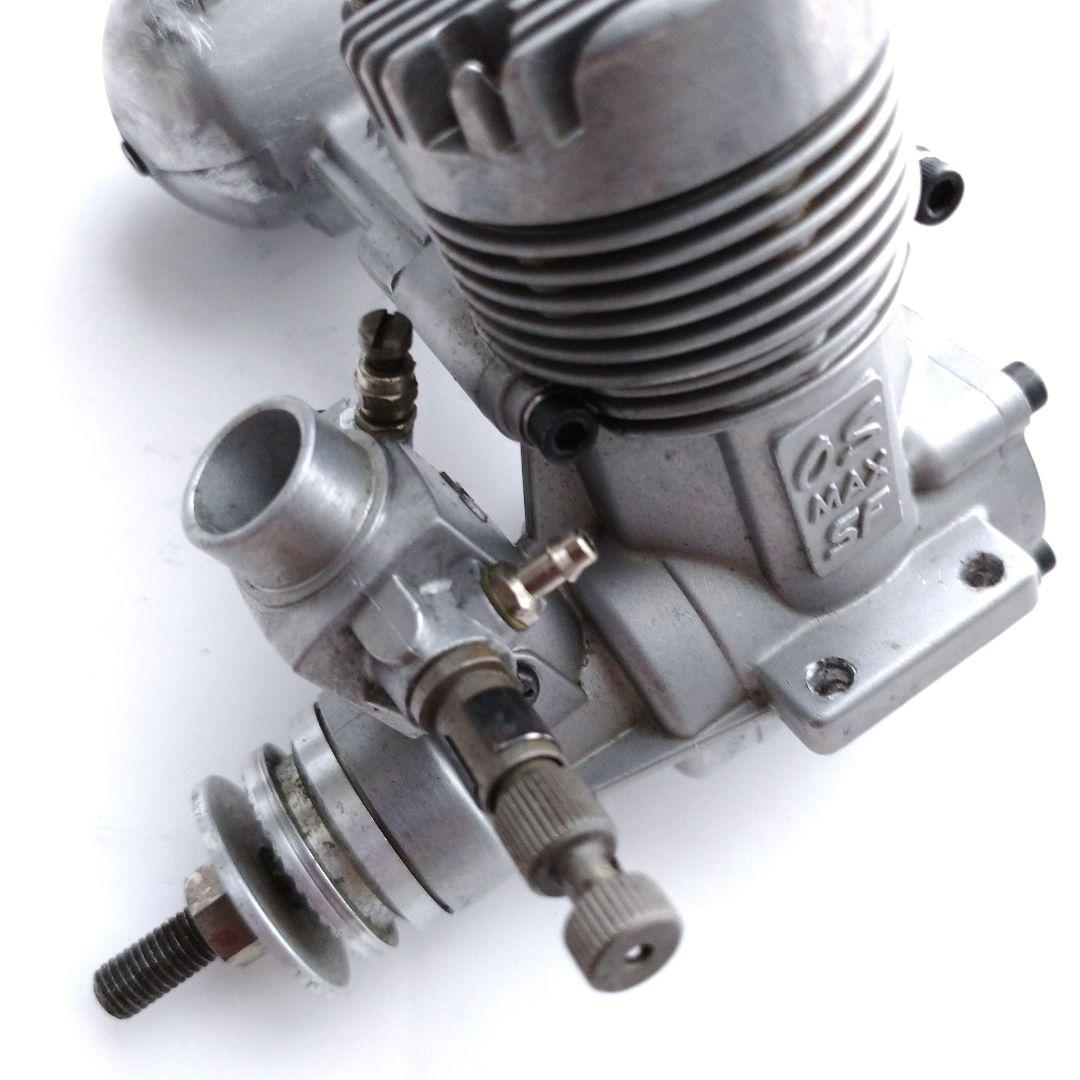 ラジコン飛行機 エンジン OS MAX SF 46 マフラー付き