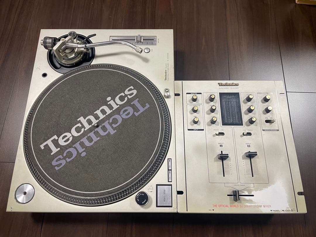 Technics SL-1200MK3DターンテーブルVestaxミキサーセット