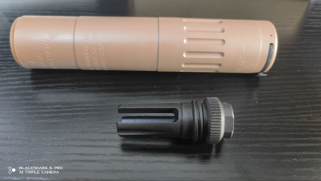 AAC M4-2000タイプサイレンサー/51Tハイダーセット DE