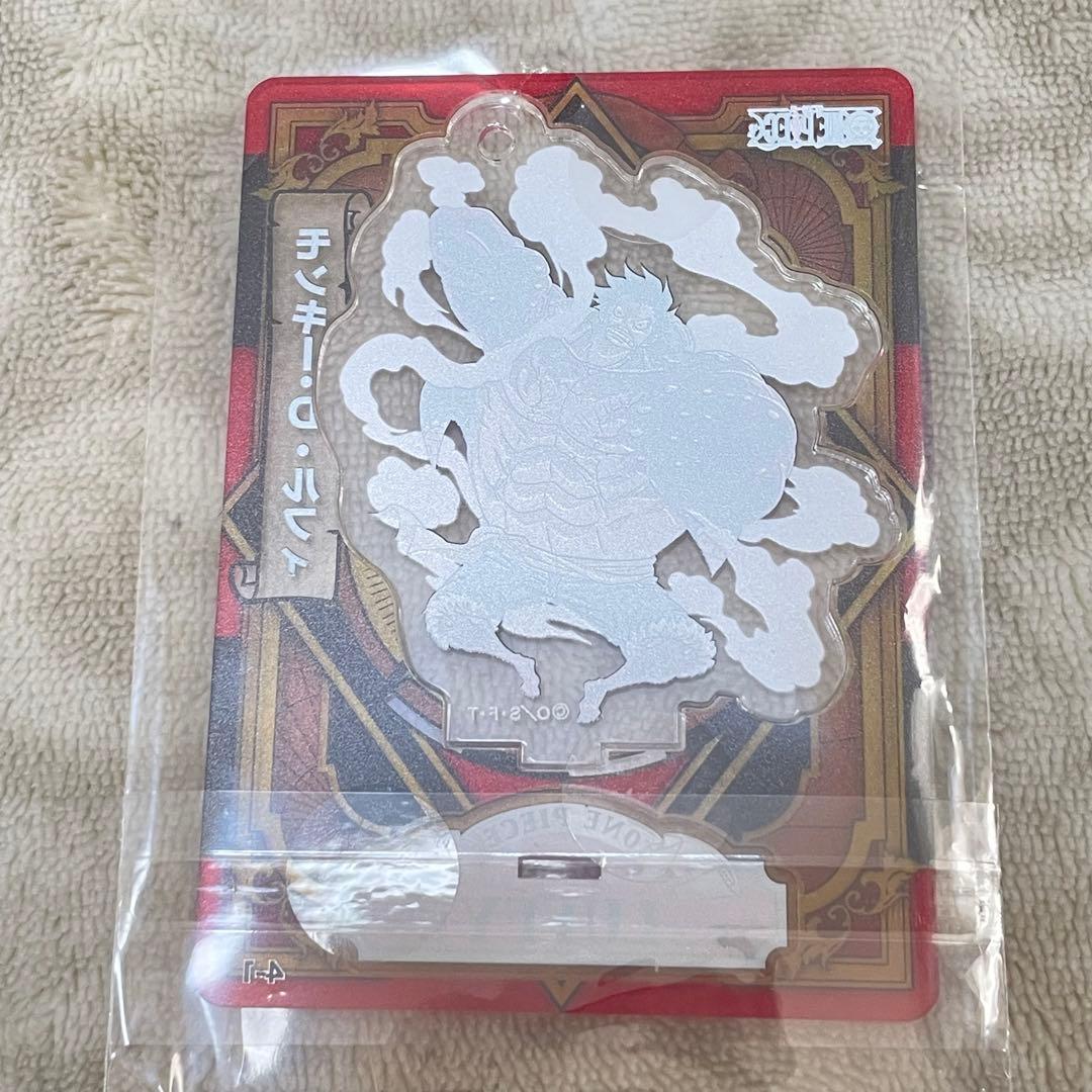 ワンピース アクリルdeカード ペンギン&シャチ　ルフィパウリー　ロー　コラソン