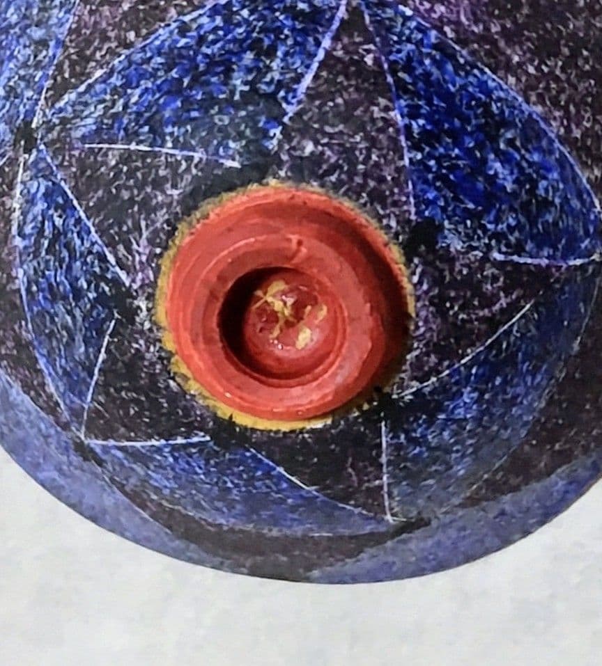 色絵金銀彩輪花酒盃 (前田正博)