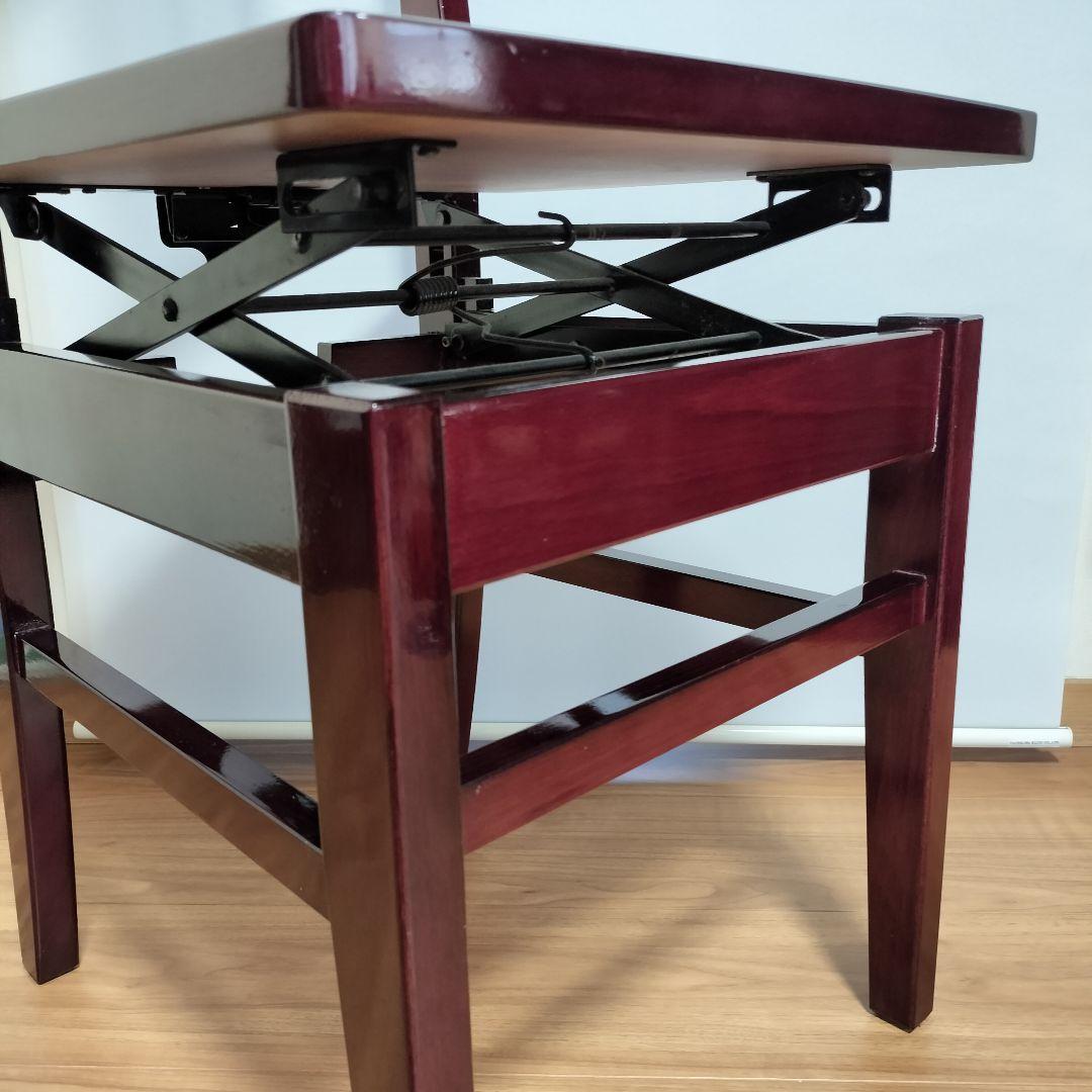 ピアノ　トムソン椅子　紫