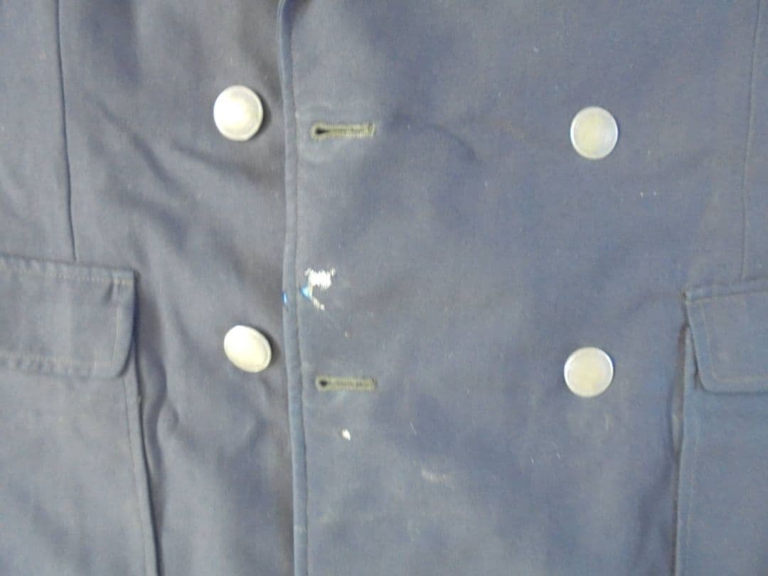 AKa6271 レトロ パイロット？ 古い制服 上下 セット 虫くいありの通販