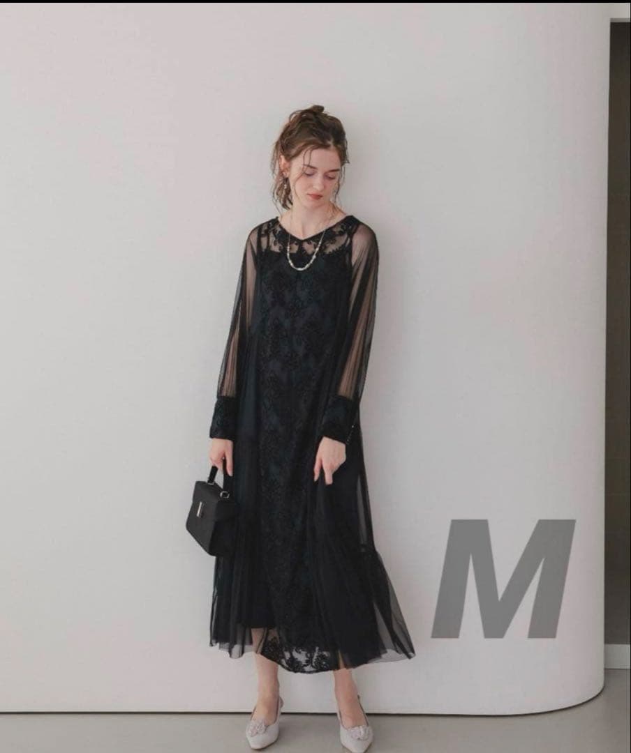 ★新品★ドリードール　モールレースサイドティアードドレス