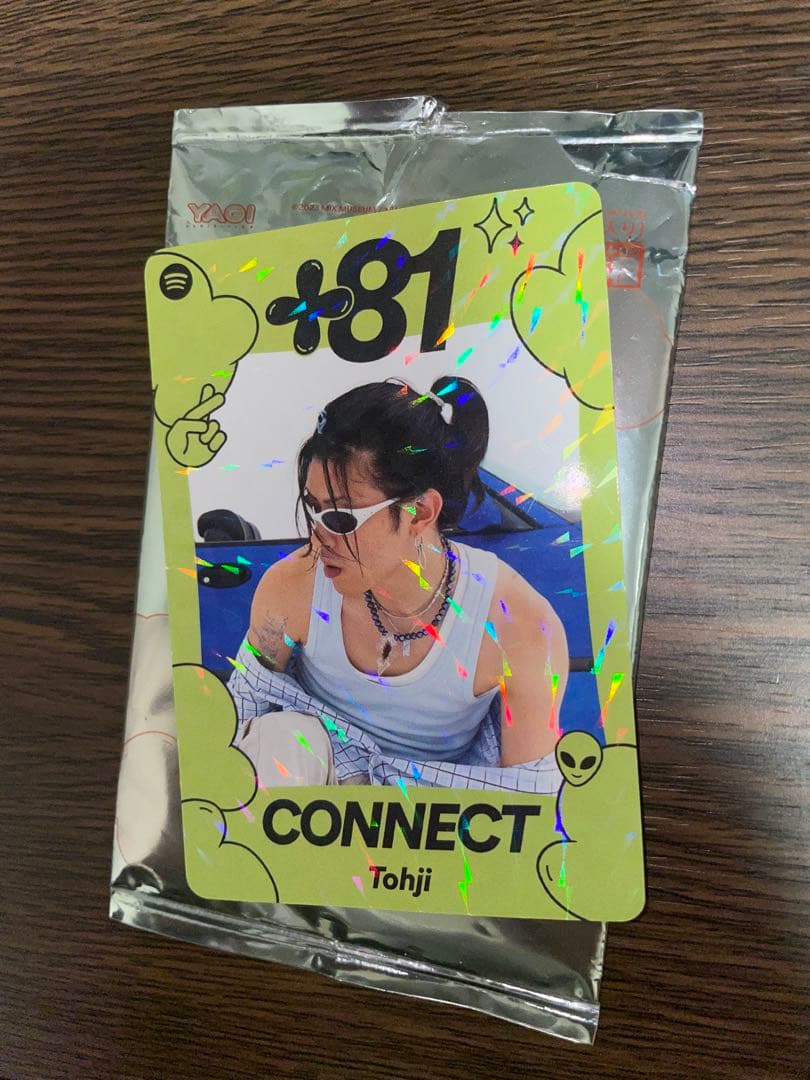 POP YOURS限定 tohji トレカ