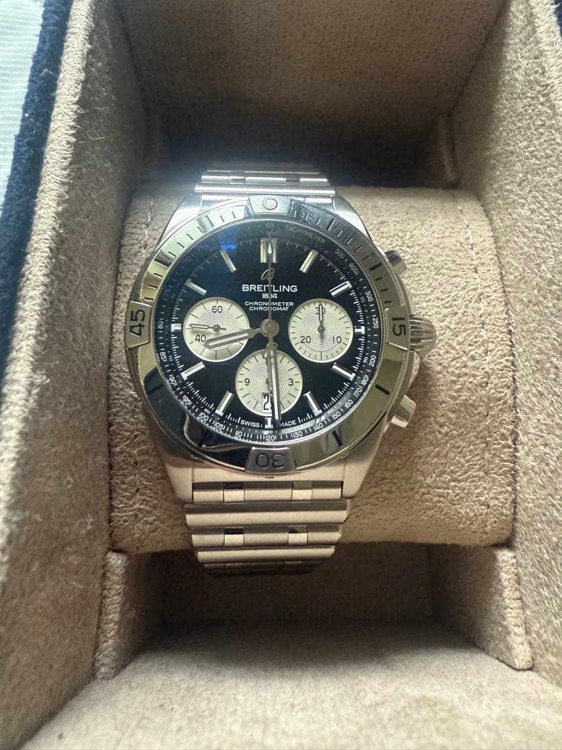 ブライトリング　クロノマット用　ラバーベルト　バックル　セット