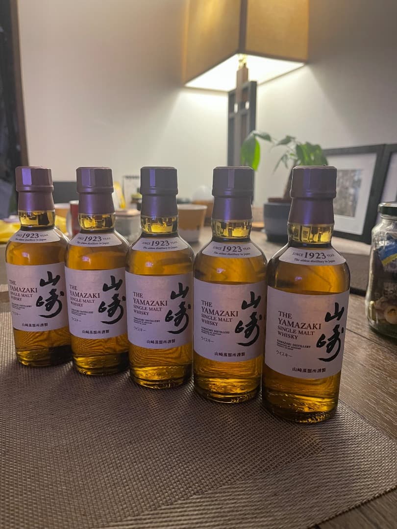 山崎ウイスキー 180ml 5本セット