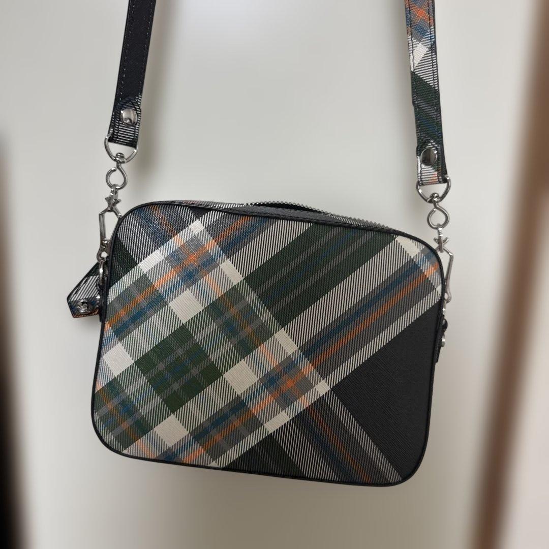 Vivienne Westwood チェック柄ショルダーバッグ