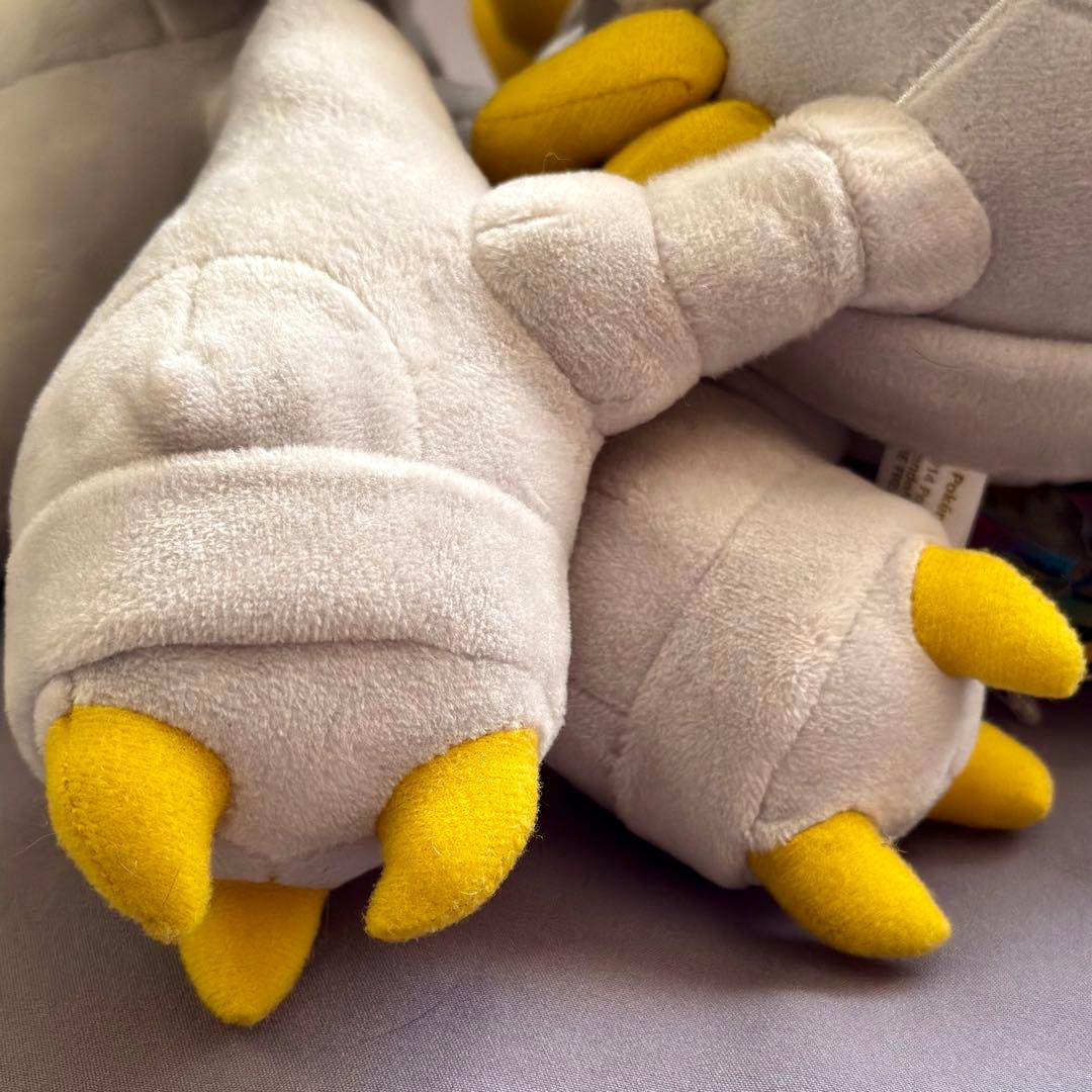 レア☆銀色のメガメタグロス 色違い ポケモンセンター ぬいぐるみ 中古 タグ付き