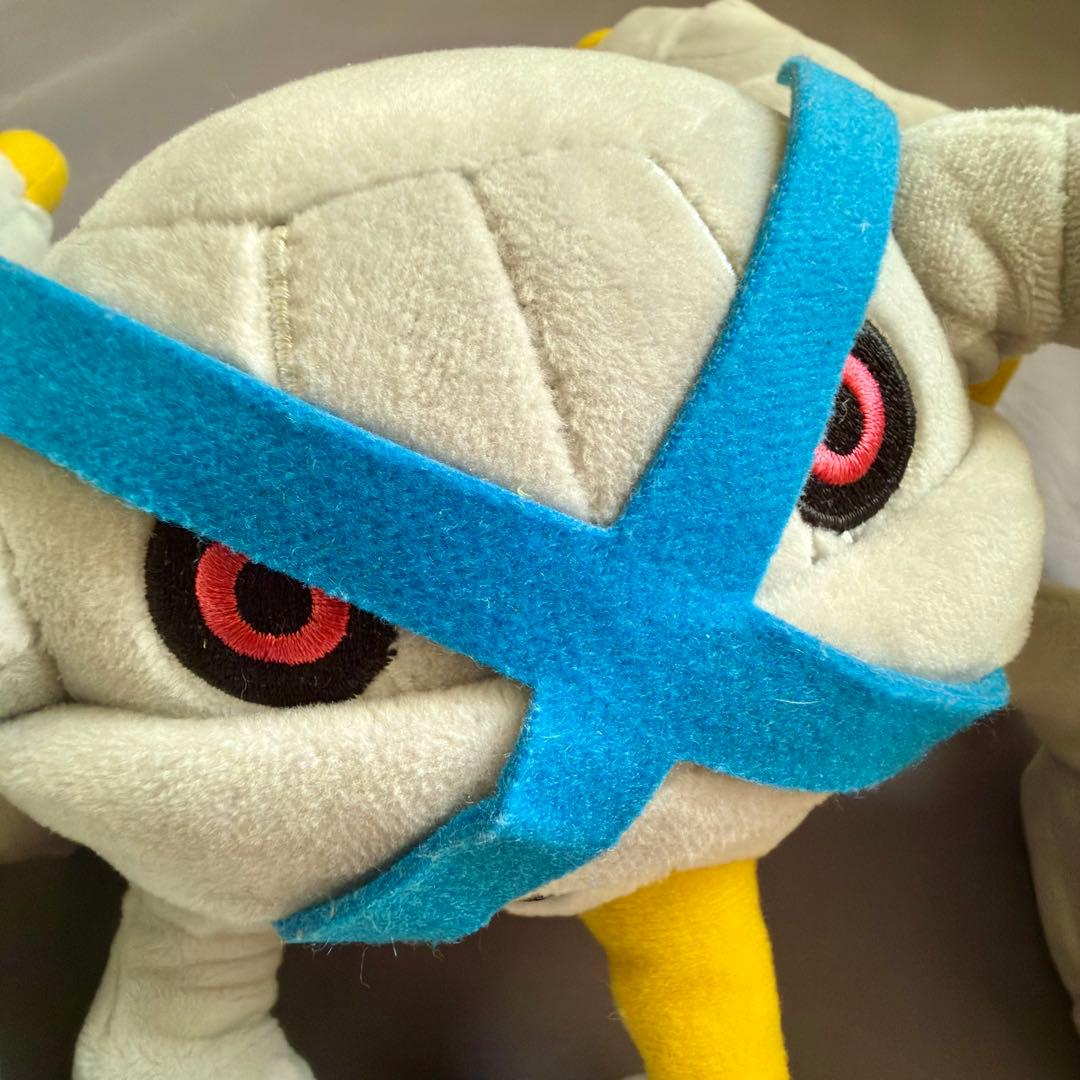 レア☆銀色のメガメタグロス 色違い ポケモンセンター ぬいぐるみ 中古 タグ付き